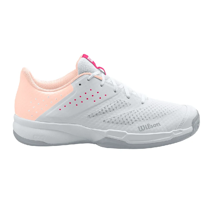 Women's tennis shoes with a heat - resistant materialWilson Kaos Stroke 2.0 Women Tennis Shoes - White/Scallopshell