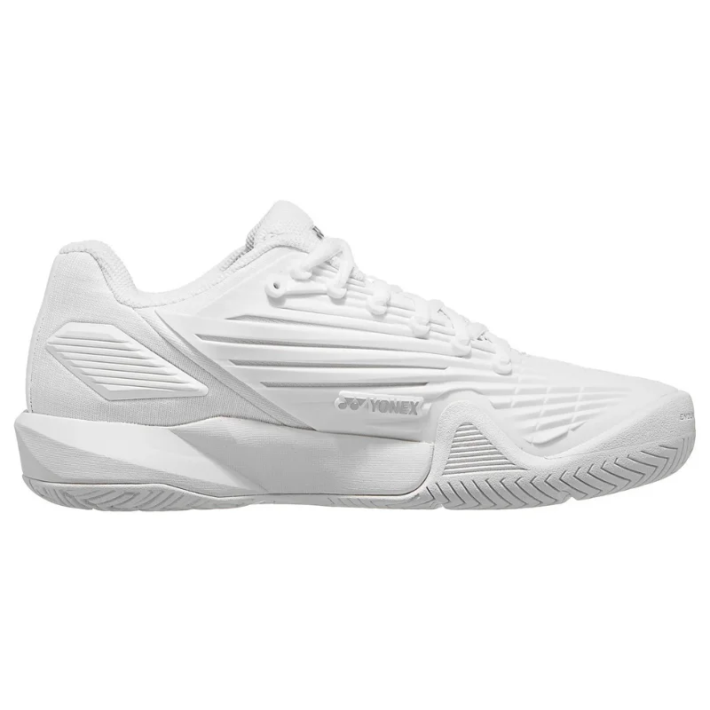 Women's tennis shoes with a double - layer sole for added protectionYonex 2024 Eclipsion 5 Womens All Court Tennis Shoes - White/Cyan