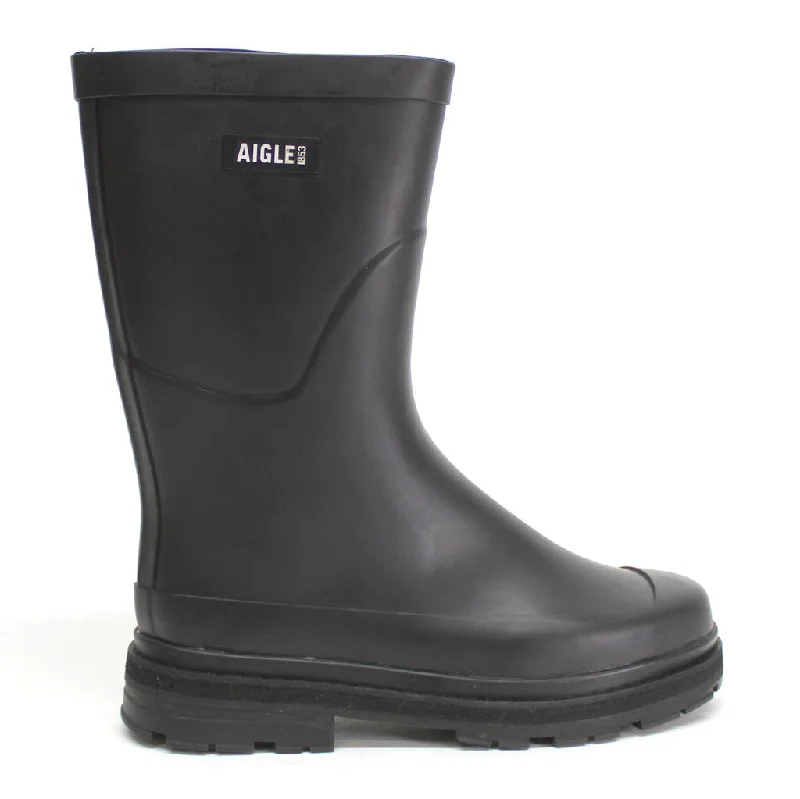 women's ankle boots with hidden wedgeMid Rain Rubber Women's Mid Calf Wellington Boots