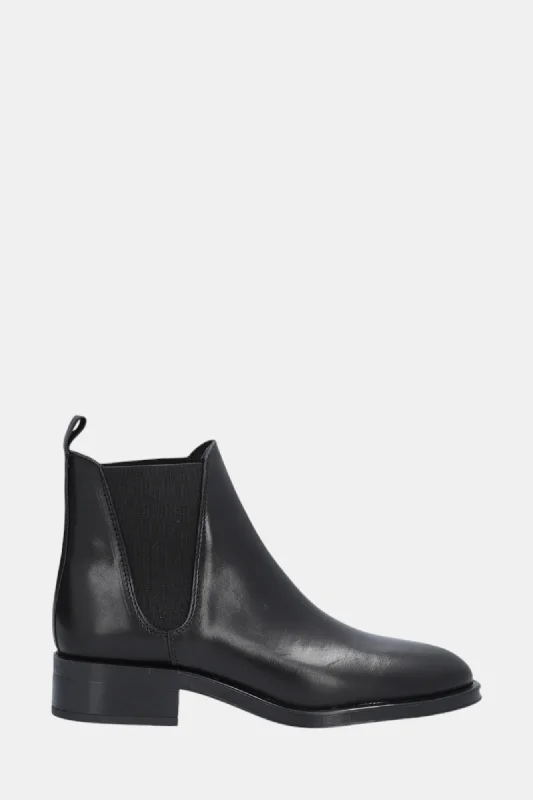 women's ankle boots with unique patternsALPE 2349 LEATHER CHELSEA BOOT