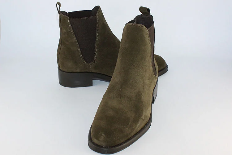 women's ankle boots for evening'Alpe Couture' Suede Olive Ankle Boot