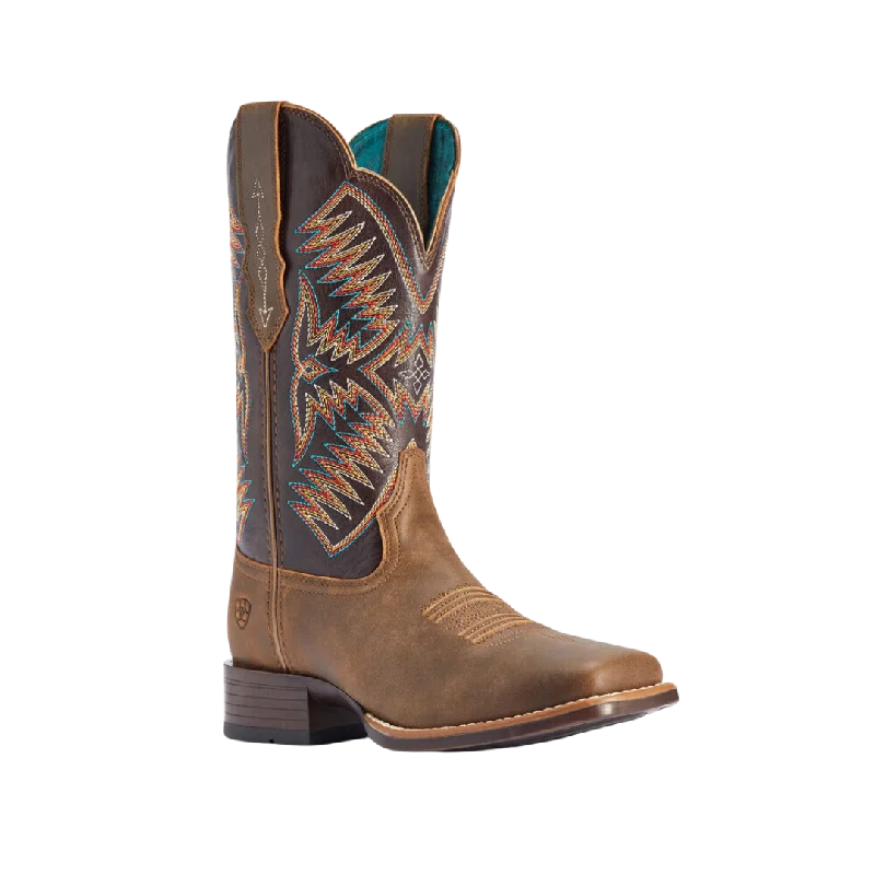 women's cowboy boots with snip toeAriat Women's Odessa StretchFit Western Brown Boot