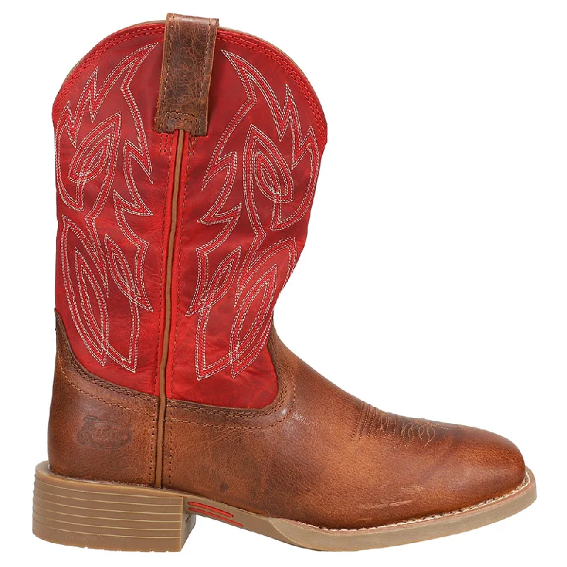 women's cowboy boots for line dancingCanter Water Buffalo 11" Wide Embroidered Square Toe Boots