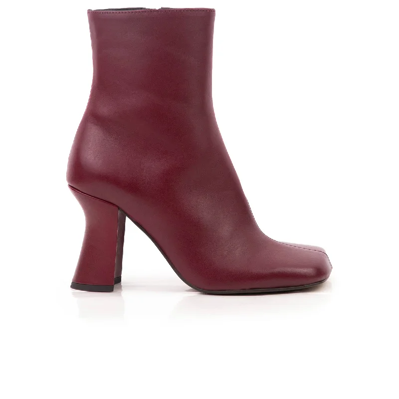 women's ankle boots with pull tabsCayenne Bordeau Leather