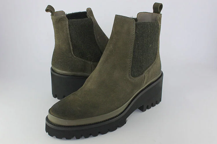 women's ankle boots for rainy weather'Giulia Military' Suede Chelsea Boot