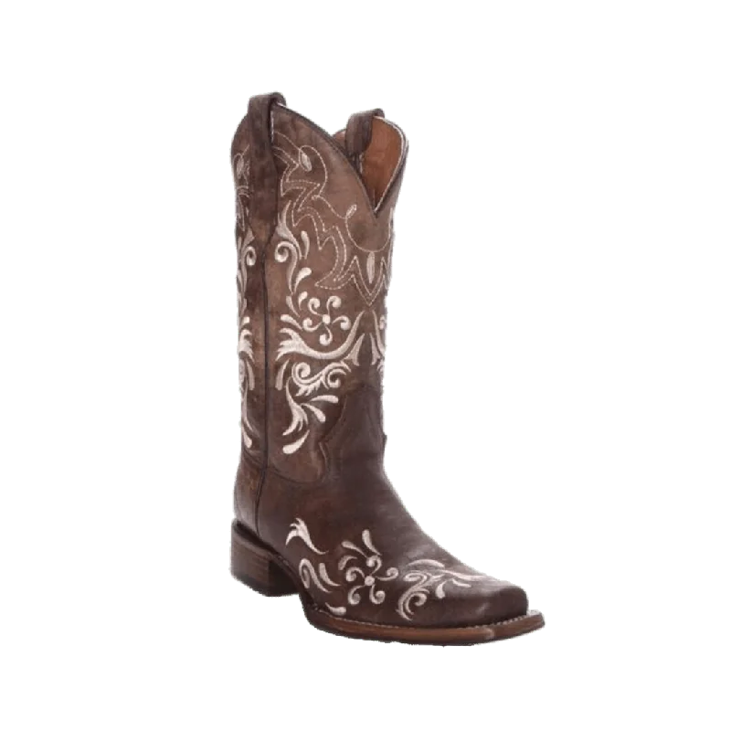 women's cowboy boots with metallic accentsCorral Boots Womens Circle G Embroidered Cowboy Boots