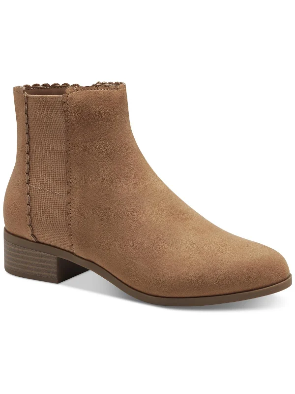 women's booties with bucklesDaxi Womens Microsuede Booties Ankle Boots