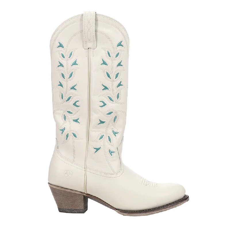 women's cowboy boots with studsDesert Holly Embroidered Western Round Toe Cowboy Boots