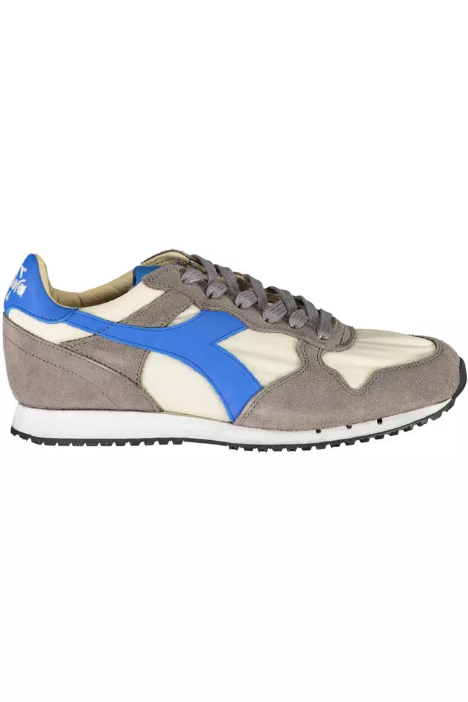 women's booties for fallDiadora Chic Gray Leather Blend Sneakers