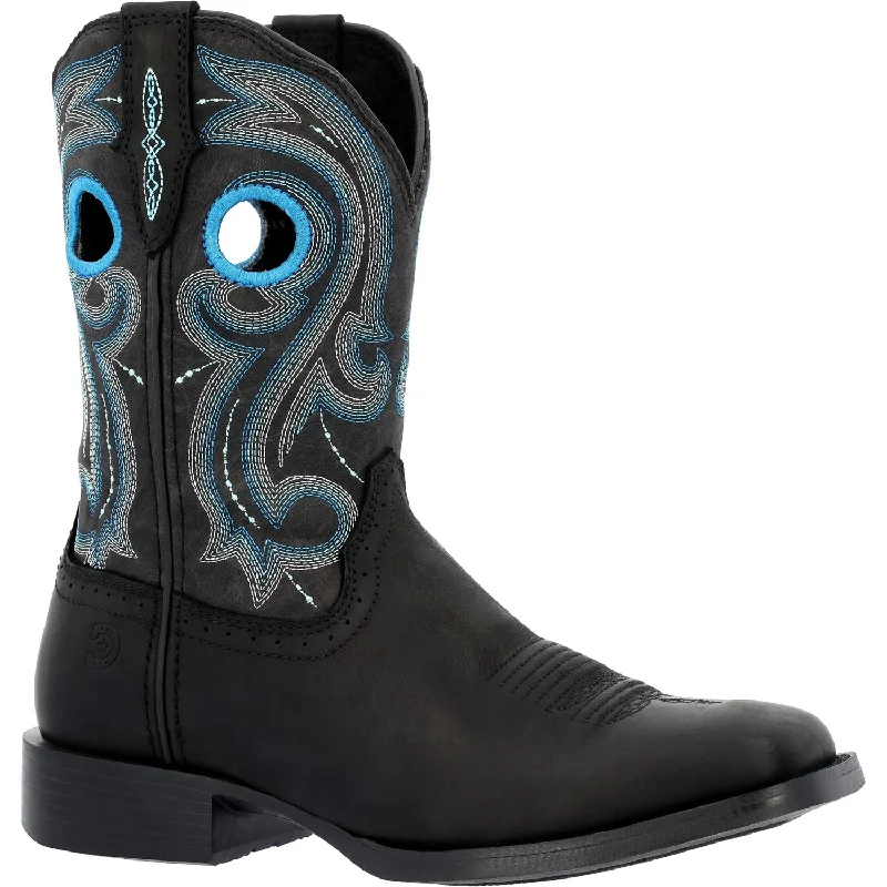 women's cowboy boots with floral designsDurango Womens Westward Western Midnight Sky Leather Cowboy Boots