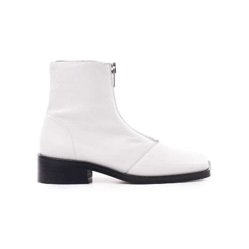 suede ankle boots for womenEton White Leather