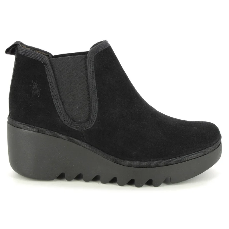 women's ankle boots with perforationsByne349Fly Suede Women's Chelsea Ankle Boots