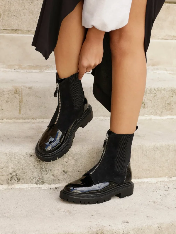 women's ankle boots with unique patternsFRANCA