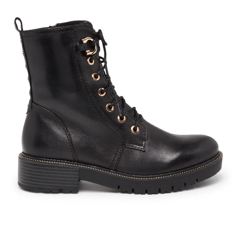 Women's biker boots for a night out in the cityJOSEF-08 Black