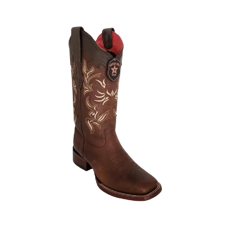 women's cowboy boots with stacked heelLos Altos Women's Rage Western Square Toe Boots