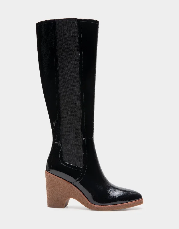 women's leather heeled bootsMemphis