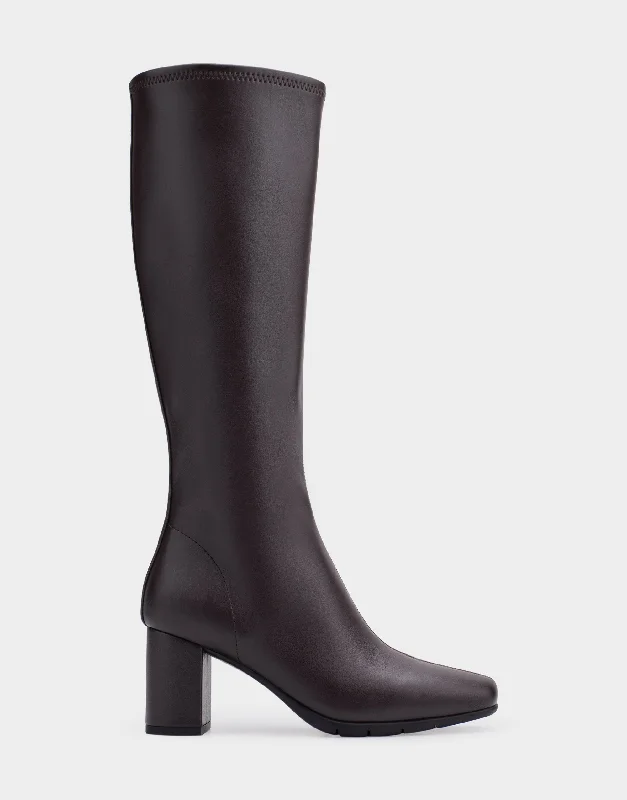 women's heeled boots with cutoutsMicah