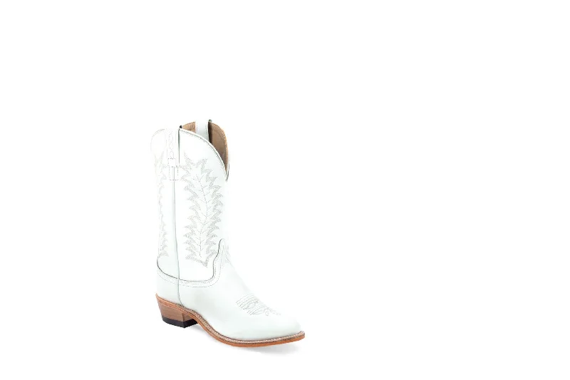 women's cowboy boots for dressy occasionsOld West Womens White Leather Cowboy Boots 8 M