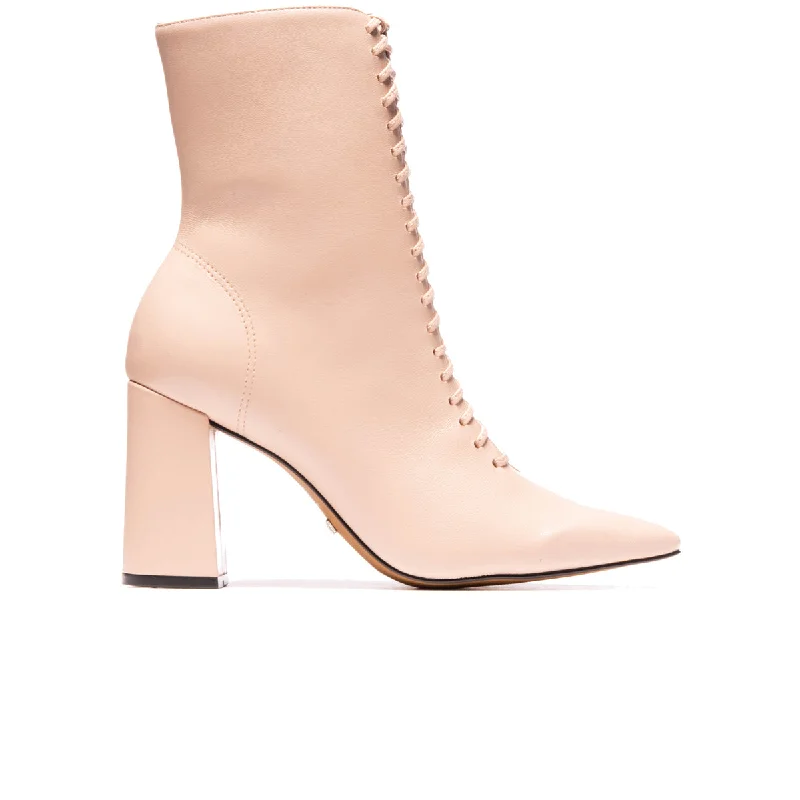 women's ankle boots for workPrimrose Nude Leather