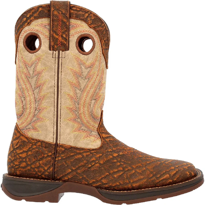 women's western boots with fringeRebelâ by DurangoÂ Tan Elephant Print  Bone