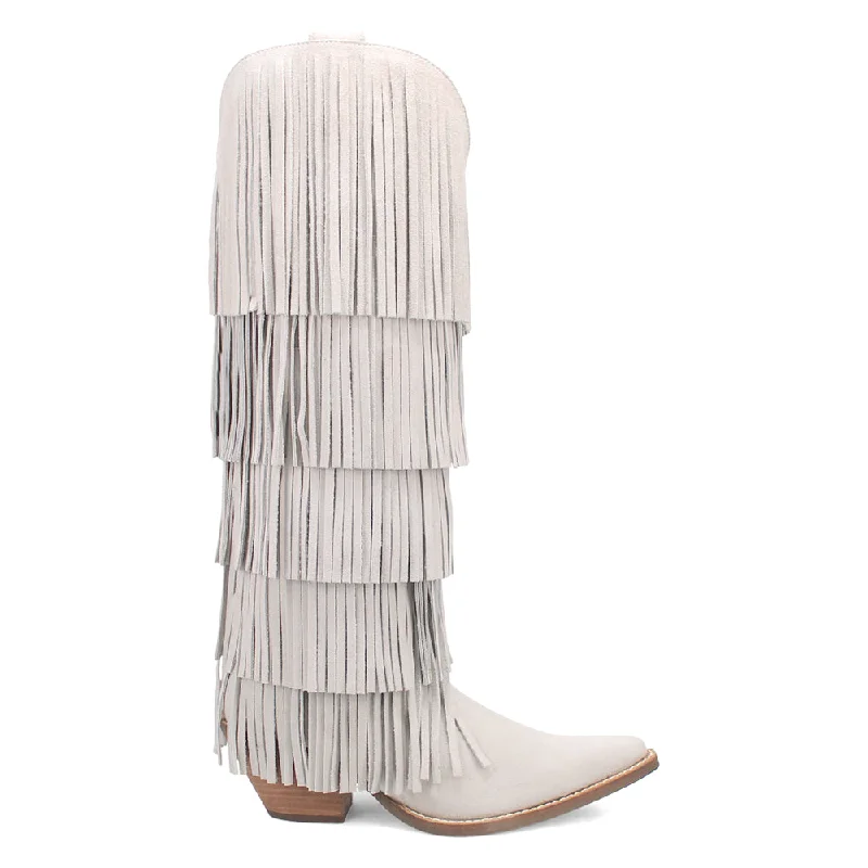 women's cowboy boots with elastic sidesWild Child Fringe Snip Toe Cowboy Boots