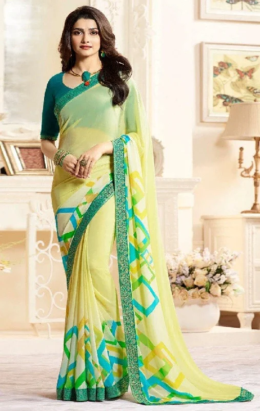 women's western boots for ridingYellow Square Printed Georgette Saree