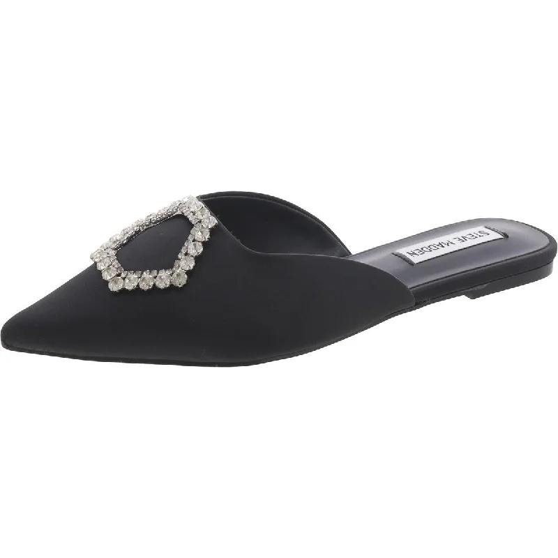 men's mules for dancingFlore Womens Satin Embellished Mules