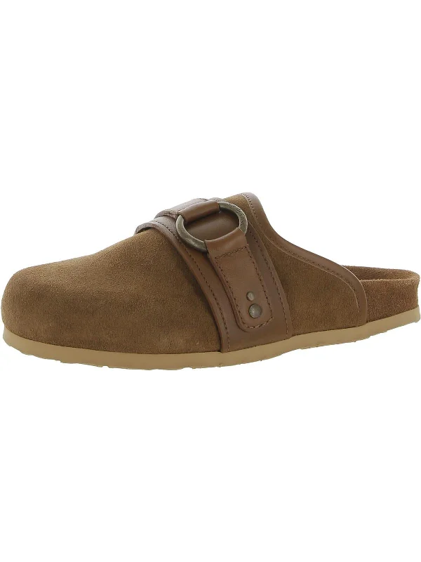 comfortable men mulesGema Womens Suede Slip On Mules