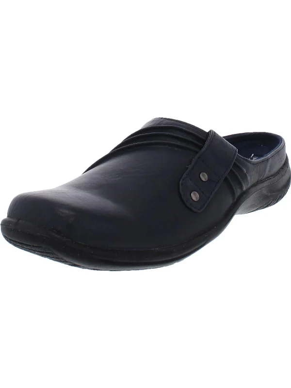 men's mules with elasticHolly Womens Metallic Patent Clogs