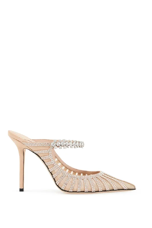 men's mules for poolsideJimmy Choo Women's Crystal Embellished Bing 100 Mules