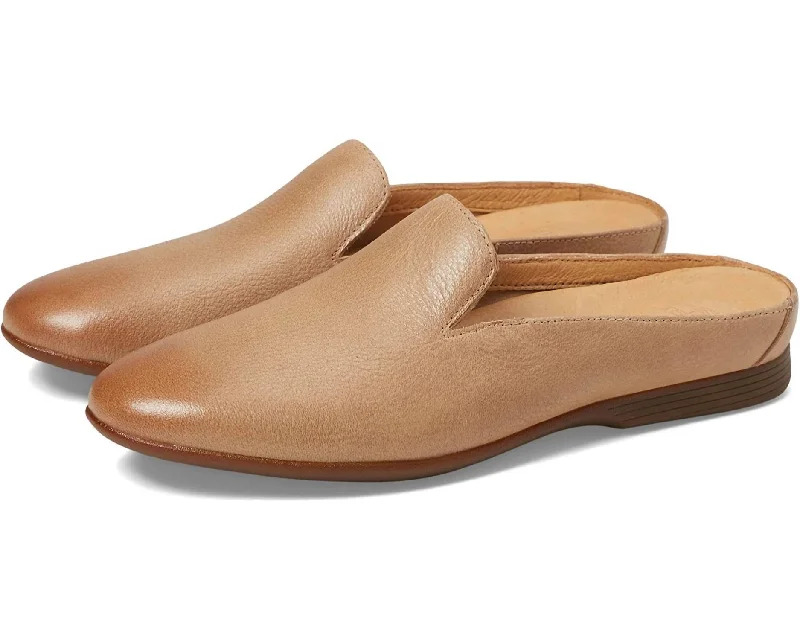 men's slip-on mulesLexie In Taupe