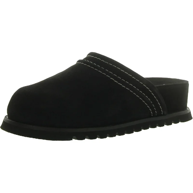 men's suede mulesMILO Womens Leather Slip on Mules