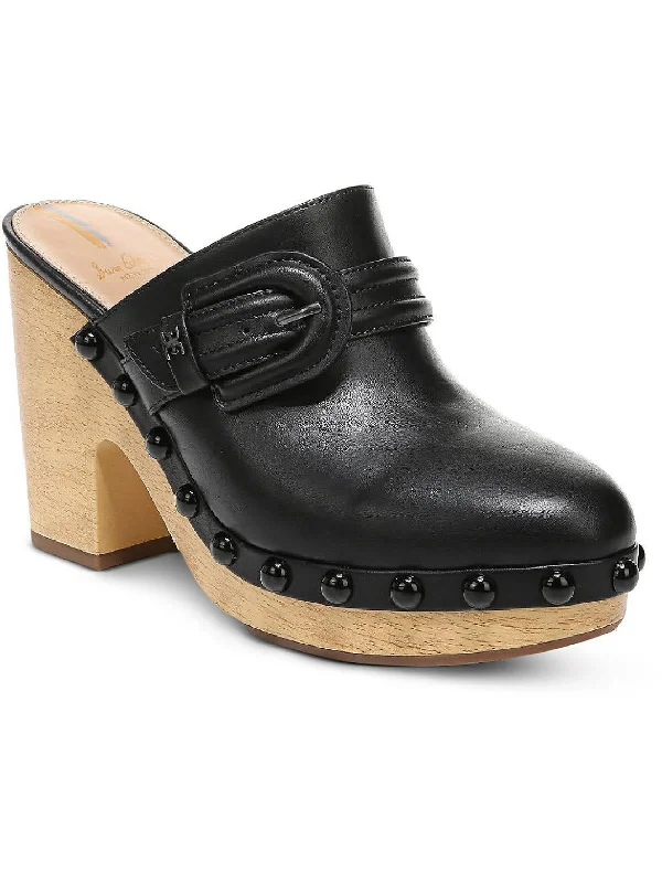 men's mules with memory foamNyla Womens Buckle Slip On Clogs