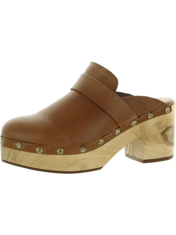 men's mules for winterSoho Womens Leather Platform Clogs