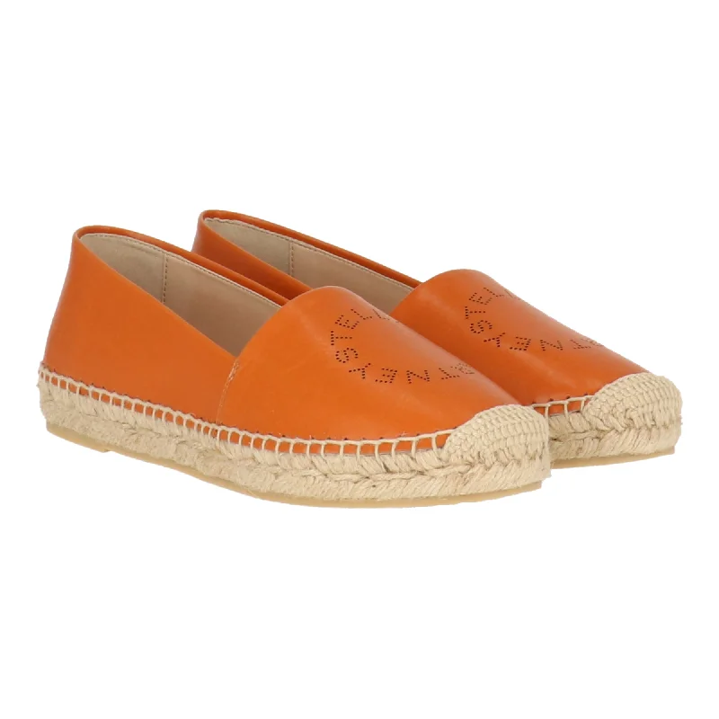 men's mules with embroideryStella Mccartney Womens Orange Mule