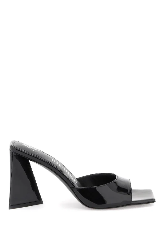 men's mules with heel strapThe Attico Women's Devon Mules In Patent Leather