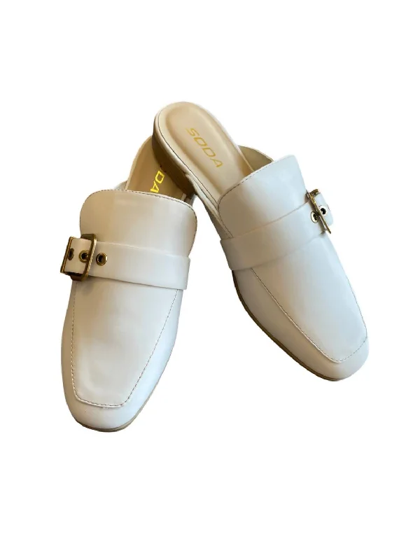 men's mules for plantar fasciitisWomen's Chantal Loafer Mule In Off White