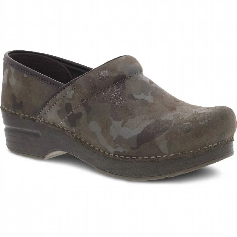 men's mules for plantar fasciitisWomen's Professional Suede Clog In Camo