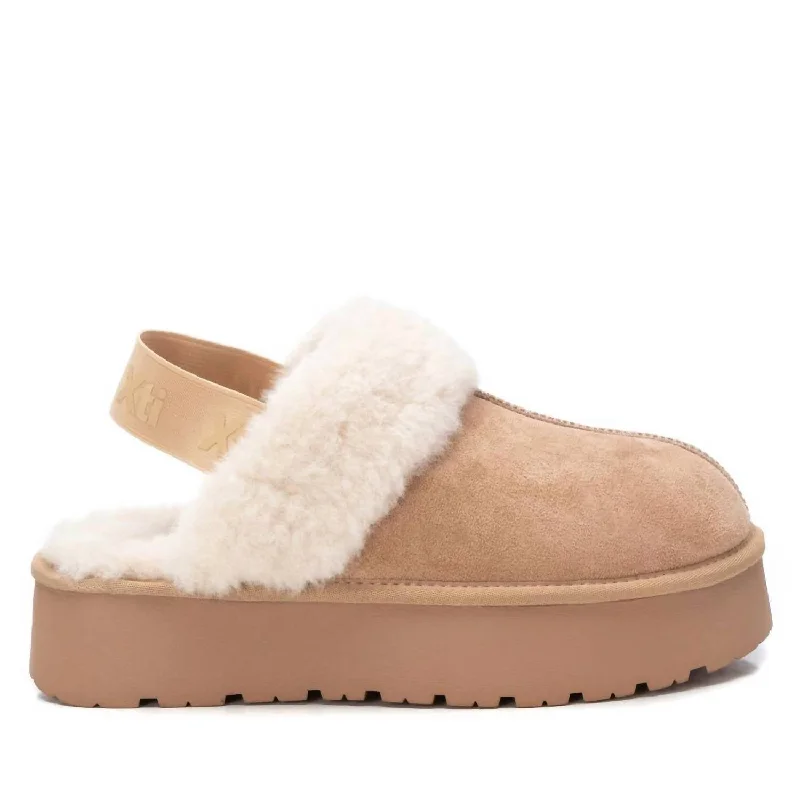 men's stylish mulesWomen's Winter Clogs In Beige